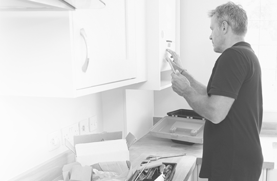 Moving away from fossil fuels old gas boiler removal